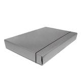 Папка - короб А4 ITEM 40 мм на резинке, ламинированная, цвет серый іТЕМ306-40/09
