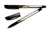 Ручка гелевая Hiper Vision 0,6 мм, прозрачная, колпачек с клипом, цвет черный HG-155