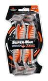 Станки одноразові Super-Max SMX 4 на 4-и леза, 4 штуки в упаковці AZ39