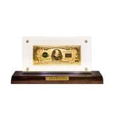 Банкнота із золотим напиленням Гранд Презент на підставці "1000 USD"  14,5 х 28 х 6 см ГП600074