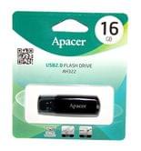 Флеш-память Apacer AH322 16Gb Black USB 2.0 AP16GAH322В-1