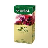 Чай Greenfield Spring Melody чорний 25 пакетів х 1,5 г, з ароматом трав та фруктів