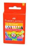 Олівці воскові Faber-Castell 16 кольорів 75 мм Wax Crayons, картона коробка 120050