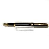 Ручка Croco подарункова чорнильна, корпус чорний, в пластиковому пеналі 211 F
