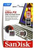 Флеш-пам'ять SanDisk Cruzer Ultra Fit 16GB USB 3.0 SDCZ43-016G-GAM46