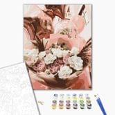 Картина за номерами Brushme "Повітряні квіти" 40 х 50 см, полотно, фарби, пензлики BS37521