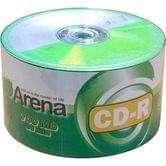 Диск CDR Arena 700mb 48x cake 50 штук в упаковке