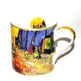 Кружка порцелянова CARMANI Ван Гог "Нічна тераса кафе", 380 мл 045-0106