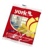 Салфктка универсальная губчатая YORK CLEAN & SHINE 30,5 х 34 см, 2 штуки в упаковке 2411