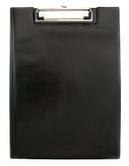 Папка-планшет А4 с клипом, карманом, цвет: черный, синий, материал: ПВХ+картон