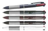 Ручка кулькова Tenfon автоматична трьохколірна 0,7 мм, колір стержня:синій, чорний, червоний B-516