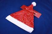 Шапка Санта Клауса з з зірочками, велюрова JAX1095/1103