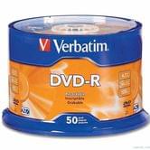 Диск DVD - R Verbatim 4.7Gb 16x Printable cake 50pcs 5220268