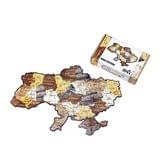 Фигурный деревяный пазл PuzzleOK "Карта Украины" А3 PuzA3-012101