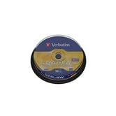 Диск DVD+RW Verbatim 4 7Gb 4x silver cake 10 штук в упаковці
