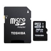 Карта памяти Toshiba 32Gb Micro SD c адаптером class10 SD-C32GJ(BL5A)