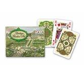 Карти гральні Piatnik Vintage Garden Art, Bridge, комплект з 2 колод по 55 карт 2330