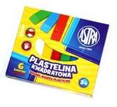 Пластилин ASTRA 6 цветов, квадратный 3+ 83811908