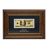 Панно Банкнота с золотым напылением Гранд Презент "100 USD" 36 х 24 см ГП60082