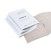 Скоросшиватель Imago А4 картонный, белый, 0,42 (металлический) 50 штук в упаковке, цена за 1 папку 0111223