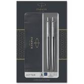 Набор ручек Parker, Паркер JOTTER 17 SS GT шариковая ручка + карандаш в подарочной упаковке 16 172b19