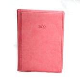 Ежедневник датированный 2022 По А5 176 листов, линия, обложка Vivella, розовый 240 2063