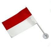 Флаг Польща 10 х 15 см. полиэстер, на палочке с присоской П-2Н авто Польща