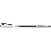 Ручка гелева Faber-Castell True Gel 0,7 мм, прозора, колір чорний 243899