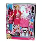 Кукла с розовой одеждой и аксессуарами HB878-3