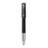 Ручка Parker, Паркер Ingenuity Slim, хром, роллер черная, лак 90 552С