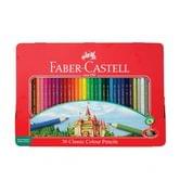 Олівці кольорові Faber-Castell 36 кольорів Classic, металева коробка 115886