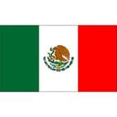 Прапор Мексика 14,5 х 23 см настільний, поліестер П-3