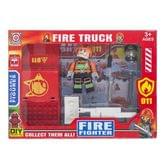 Конструктор - фігурка пожежника з авто та аксесуарами Fire Truck 3+ SB1030