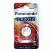 Батарейка Panasonic CR-2032, Lithium, 3 v, таблетка, 1 штука в блістері CR2032