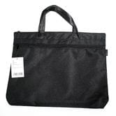 Портфель-сумка Deli з тканини, 2 відділення з розширенням+ карман,  розмір 390 х 300 мм, чорний EB55222