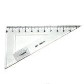 Треугольник Атлас 115 х 65 мм маленький, прозрачный , пластиковый К-9043, AS-9043