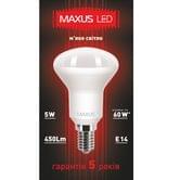 Електролампа Maxus r50 5w 3000k 220v e14 ap 1-LED-361