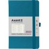 Щотижневик датований Axent 2023 "Partner Strong" 125 х 195 мм, на гумці, синій індіго 8505-23-47-A