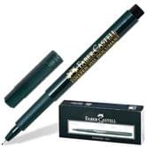 Ручка лінер Faber-Castell Fine Pen 0,4 мм колір чорний 151199