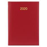 Щоденник Стандарт 2020 А5, 160 аркушів, лінія, обкладинка Miradur, червоний Brunnen 73-795 60 20