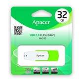 Флеш-пам'ять Apacer AH335 32Gb USB 2.0 зеленый/ белый AP32GAH335G-1