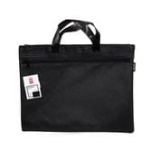 Портфель-сумка Deli з тканини, 2 відділення, колір чорний 2 ручки, 390 х 300 мм EB55022