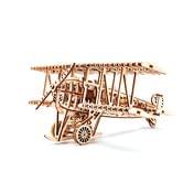 Механічна сувенірно-колекційна модель WOODIK "Літак", 305 х 280 х 140 мм, К-ть деталей:148 штук