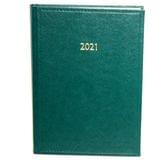 Ежедневник датированный 2021 По А5 ARIANE 176 листов, линия, обложка баладек, цвет зеленый 240 0540