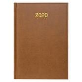 Ежедневник Стандарт 2020  А5, 160 листов, линия, обложка Miradur, коричневый Brunnen 73-795 60 70