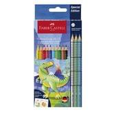 Олівці кольорові Faber-Castell 10 кольорів акварельні + 3 кольори Metallic, картон 201545