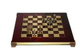 Шахматы Римляне Manopoulos, металлические фигуры, коробка 28 х 28 см S-3-Red