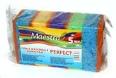 Губка кухонна MAESTRO 5 штук в упаковці