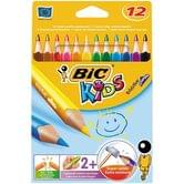 Карандаши цветные BIC Kids 12 цветов ECOlutions Evolution, треугольные, 2+ 829735