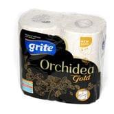Туалетная бумага GRITE Orchidea Gold 3 слоя 4 рулона (170 листов) 348095